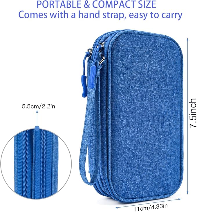 CAAORDKSO Cord Organizer Travel Cable Organizer Bag Tech Electronic Organizer - Image 2