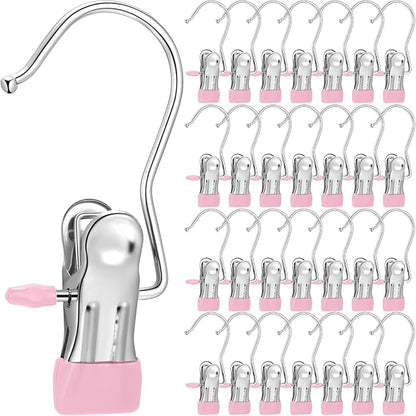150 Pcs Boot Hangers Clips Laundry Hooks Hanging Stainless Steel Clothes Pins by Yinder
