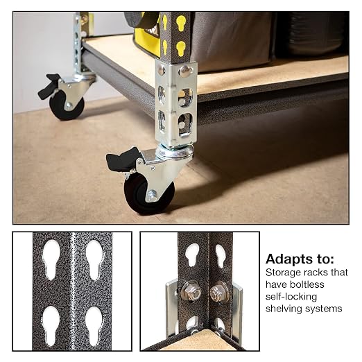 4pc - Storage Rack Caster Wheels) - Image 4