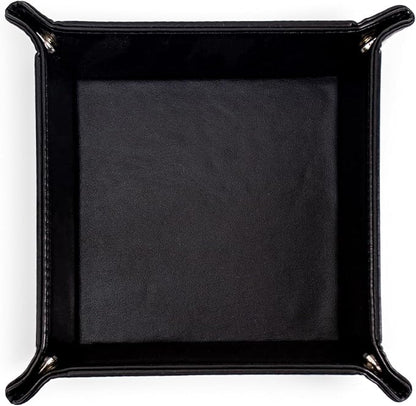 PU Leather Valet Tray for Mens and Women Catchall Tray for Keys, Jewelry Small by SANQIANWAN