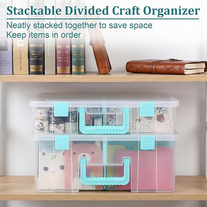 BTSKY Clear Plastic Dividing Storage Box - Image 8