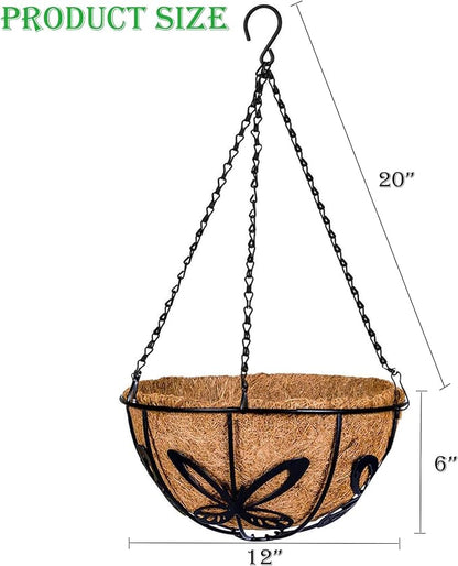 Kingbuy Metal Hanging Basket for Plant Planter - Image 5