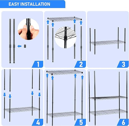 Simple Deluxe 5-Tier Storage Shelves - Image 6