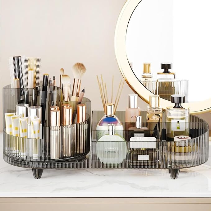 Rotating Makeup Organizer for Vanity - Image 2