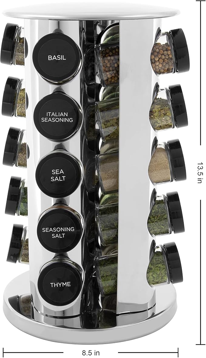 Kamenstein 20 Jar Revolving Countertop Spice Rack - Image 2