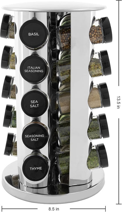 Kamenstein 20 Jar Revolving Countertop Spice Rack - Image 2