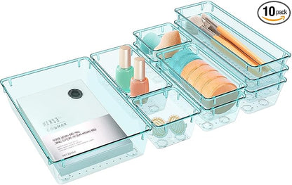 10 PCS Drawer Organizer Set, 4 Varied Size Bathroom and kitchen Drawer cabinet by StorMiracle