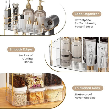 Bathroom Counter Organizer Countertop, 3 Tier Makeup Perfume Storage - Image 7