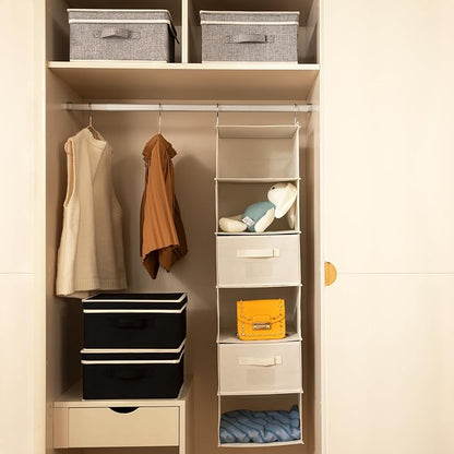 Storage Bins with Lid, Foldable Clothing Storage Box case with Handle - Image 3