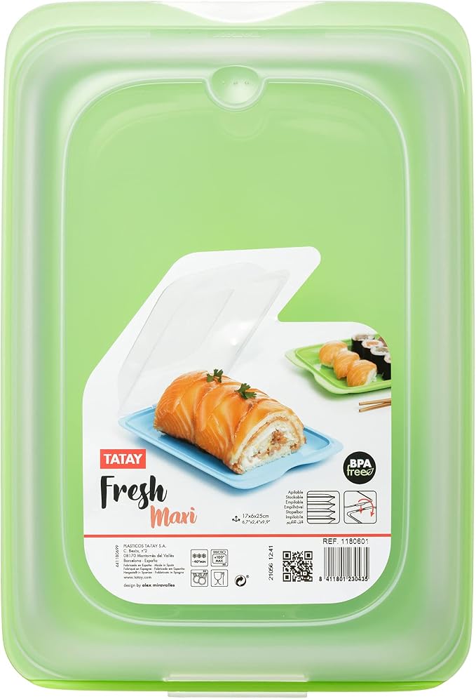 TATAY Cold Meat Containers for Fridge | Set of 4 Maxi | Fridge Storage | - Image 2