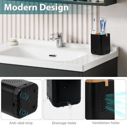 Boperzi Black Toothbrush Holders - Image 3