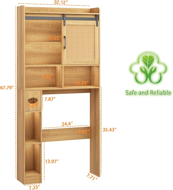 Vabches Over The Toilet Storage Cabinet - Image 2