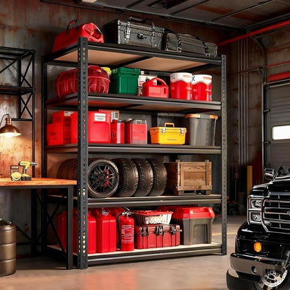 Garage Racks for Storage，5-Tier Adjustable Garage Shelving Storage Shelves - Image 9