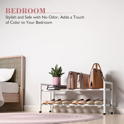 Bumusty 2-Tier Expandable Shoe Rack - Image 4