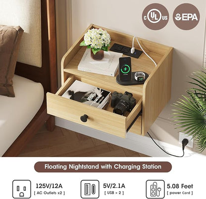 Floating Nightstand Set of 2 - Image 4