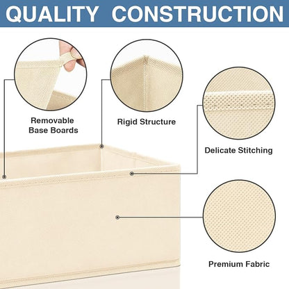 Criusia Drawer Organizer Clothes, 24 Pack Dresser Organizer Bins - Image 5