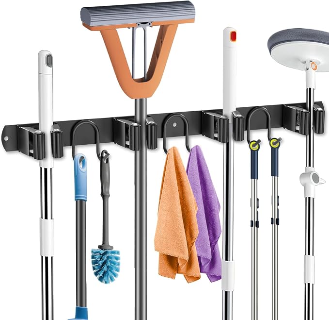 Mop Broom Holder Wall Mount by GUUKAR