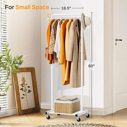 MISSLO Small Clothes Racks for Hanging Clothes Clothing Rack - Image 2