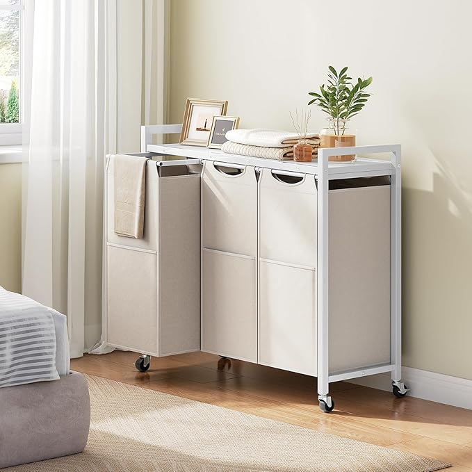 HOOBRO Laundry Sorter 3 Section, Laundry Hamper - Image 5