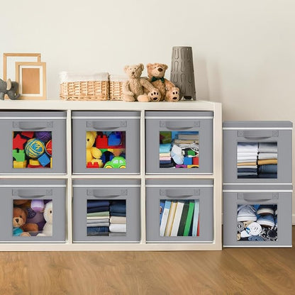 Threehoney 10 Pcs Fabric Storage Cubes - Image 2