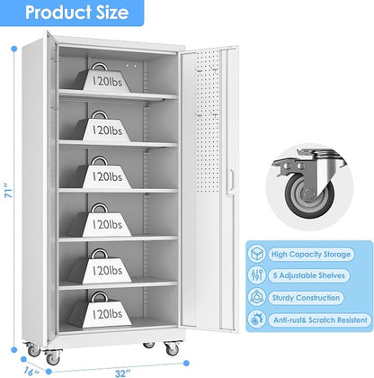 Metal Garage Storage Cabinet - Image 3