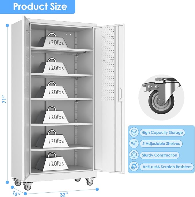 SUXXAN Metal Storage Cabinet - Image 3