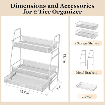 LEMIKKLE 2-Tier Bathroom Counter Organizer - Image 5