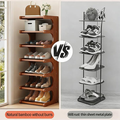 39" Bamboo Shoe Rack - Image 8