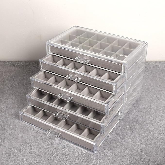 Space Saving Acrylic Cosmetic Storage Drawers Multi Drawers Acrylic Organizer - Image 8