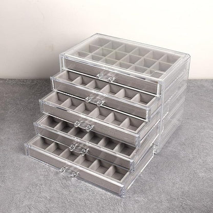 Space Saving Acrylic Cosmetic Storage Drawers Multi Drawers Acrylic Organizer - Image 8