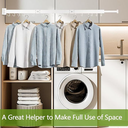 Clothes Drying Rack, Laundry Drying Rack Wall Mounted, 3-Fold Laundry Drying - Image 2
