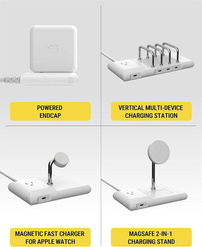 Scosche BL2PEACWT-AP BaseLynx™ 2.0 End Cap Modular System, 67W USB-C Charger - Image 5