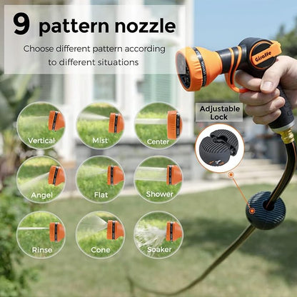 Giraffe Tools Retractable Garden Hose Reel 1/2 Inch x 100 ft, Super Heavy Duty - Image 4