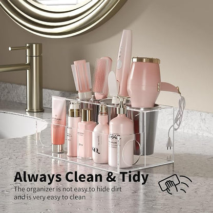 NIUBEE Hair Tool Organizer, Bathroom Countertop Blow Dryer Holder, Vanity Caddy - Image 7