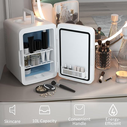 HOMCOM Mini Fridge for Bedroom or Car - Image 6