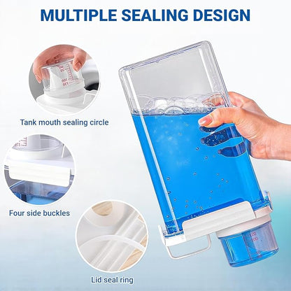 Laundry Detergent Dispenser - 61oz Refluxable Plastic Liquid Laundry Detergent - Image 5