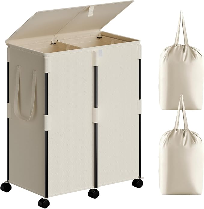 160L Double Laundry Hamper by Unknown