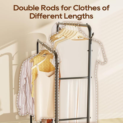TigerParty Double Rods Clothes Rack - Image 4