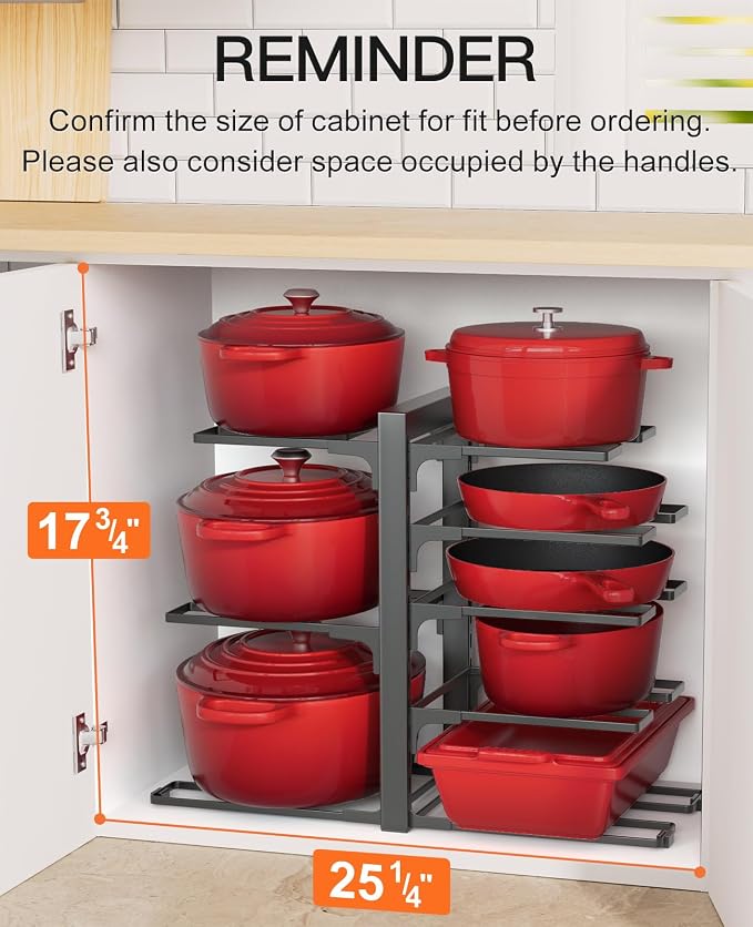 ORDORA Pots and Pans Organizer Rack - Image 2