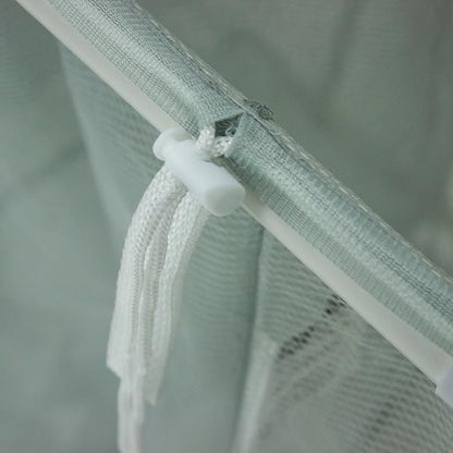 3-Bag Mesh Rolling Laundry Sorter Cart, Easy Roll Casters, Space-Saving & - Image 5