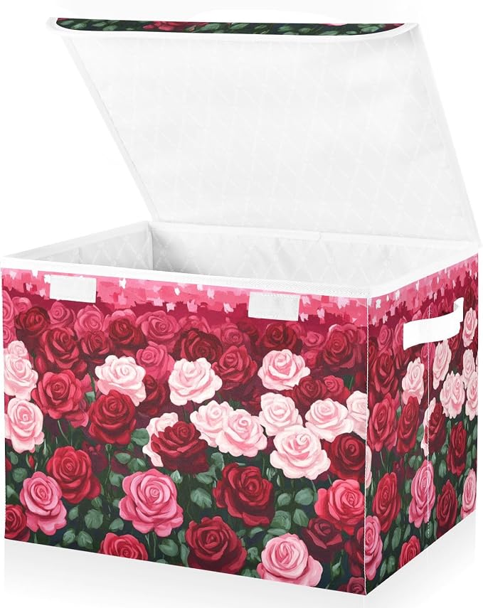 Storage Bins with Lids Storage Containers Storage Box with Handles Storage - Image 2