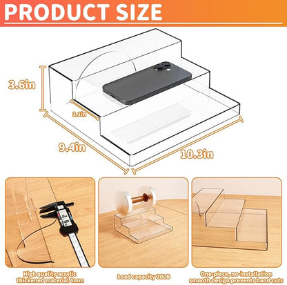 Yieach 3 Tiered Acrylic Display Stands - Image 2