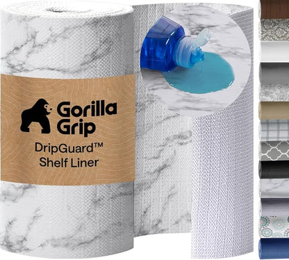 GORILLA GRIP DripGuard Shelf Liner, Non-Adhesive Drawer and Kitchen Cabinet by Unknown