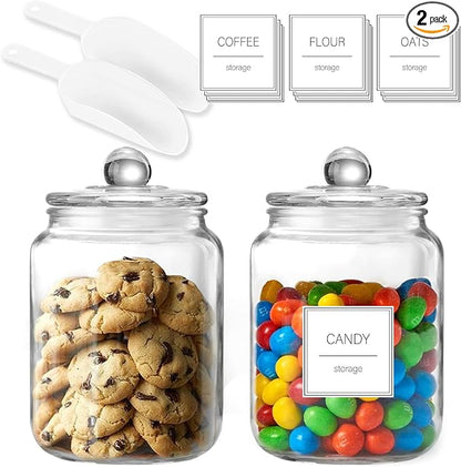 FyndraX Half Gallon Large Glass Jars by FyndraX