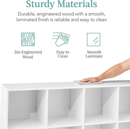 Best Choice Products 8-Cube Storage Organizer, 11in Shelf Opening, Display Shelf - Image 7