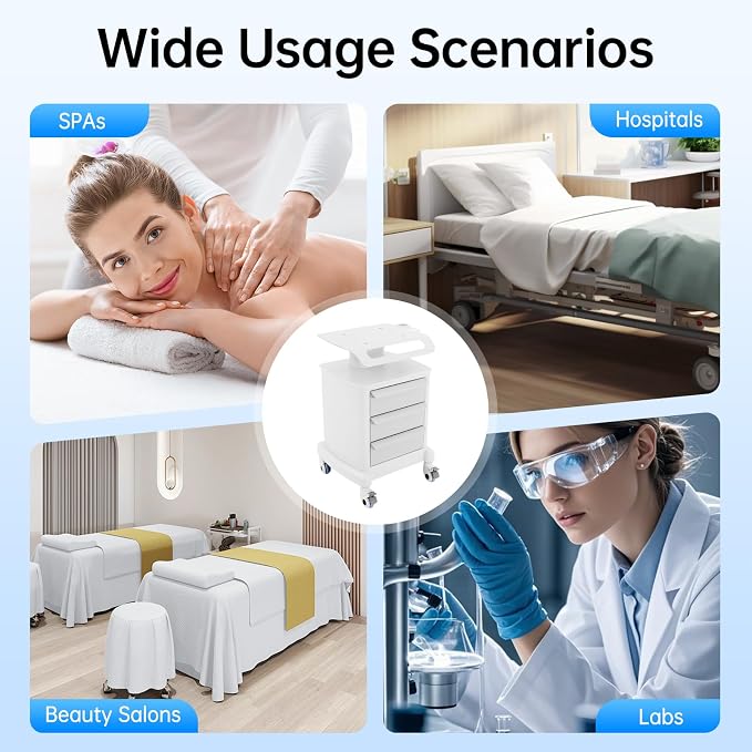 3 Tiers Beauty Storage Cart - Image 2