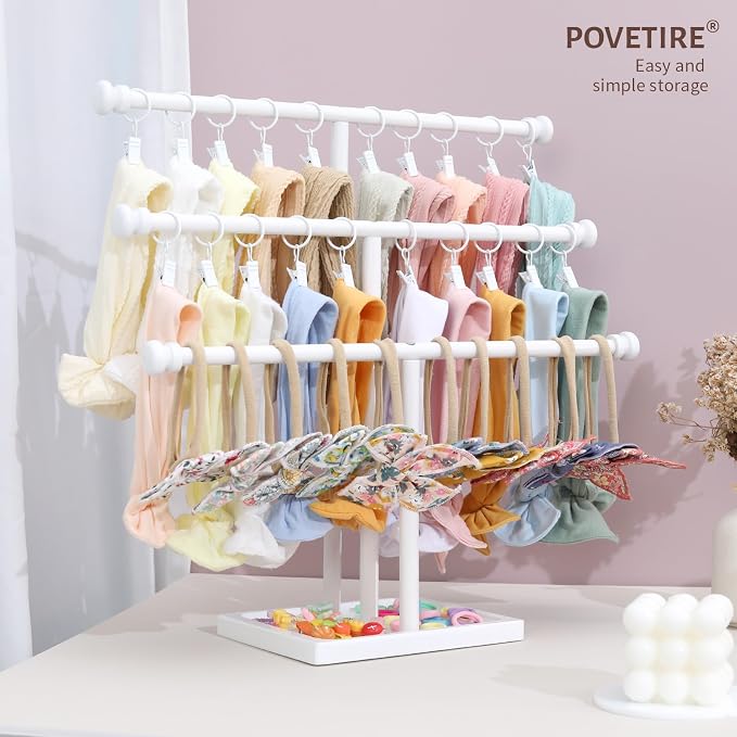 POVETIRE Headband Holder Stand Storage - Image 2