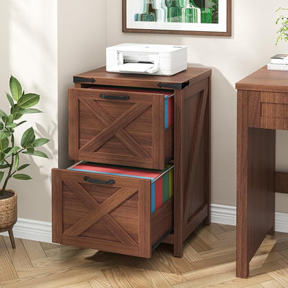 Halitaa Small Farmhouse File Cabinet - Image 4
