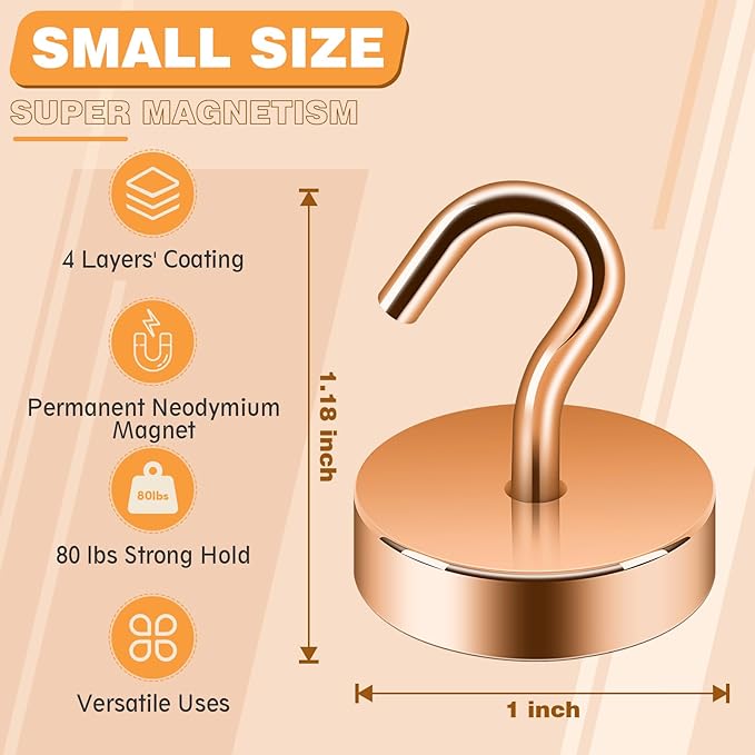 Neosmuk Magnetic Hooks Steel Tube Design - Image 6