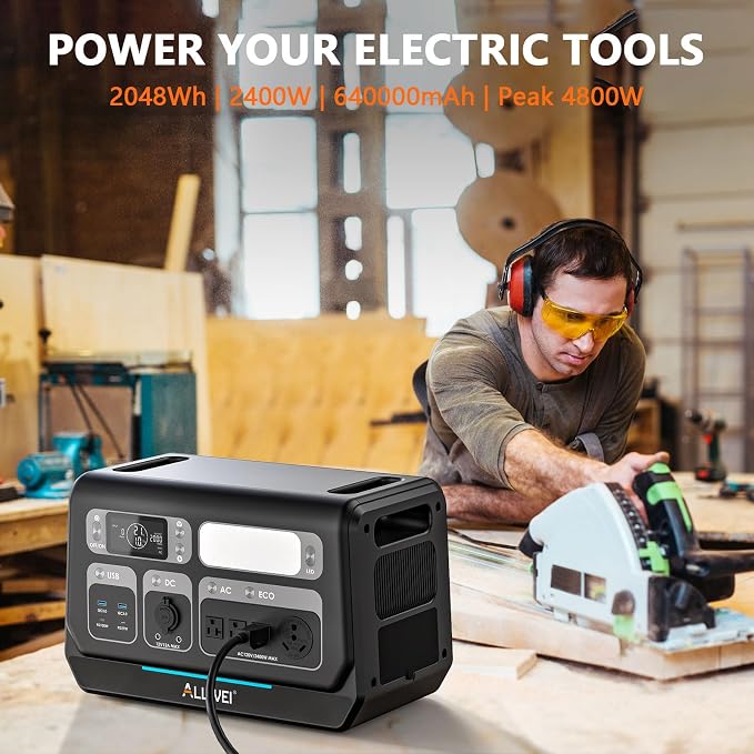 ALLWEI LiFePO4 Solar Generator 2400W - Image 6